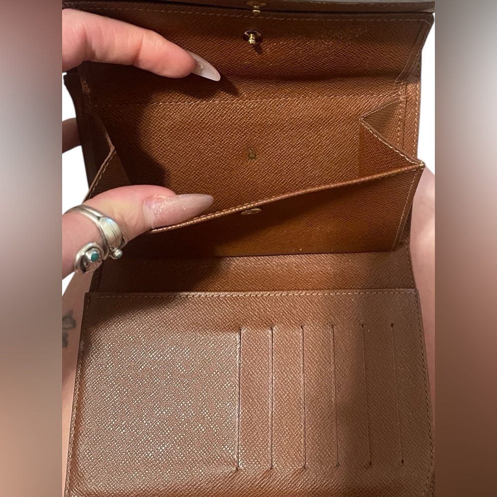 Louis Vuitton Monogram Wallet in Brown and Gold - Picture 6 of 8